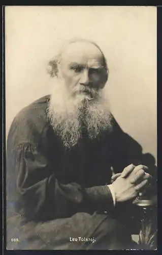 AK Porträtfotographie von Leo Tolstoi