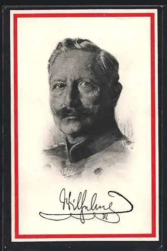 AK Portrait Kaiser Wilhelm II.