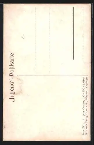 Künstler-AK G. Hirth`s Verlag, Serie: XVIII, 1., Elegante Damen mit Strassenszene