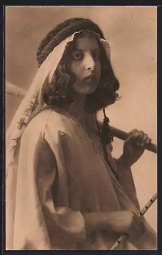 AK Palestine, A Shepherdess in the Holy Land