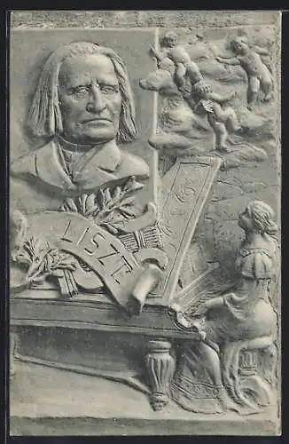 AK Relief von Franz Liszt, Komponist