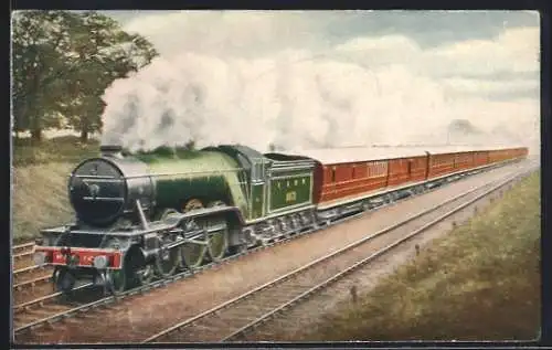 AK Flying Scotsman, Britische Eisenbahn