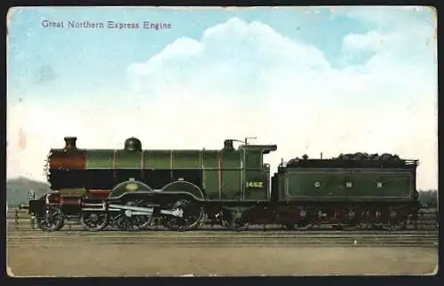 AK Great Northern Express Engine, englische Eisenbahn