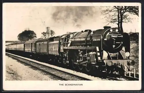 AK The Scandinavian, Englische Eisenbahn auf dem Weg von Harwich nach London