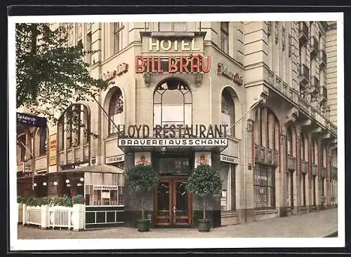 AK Hamburg, Lloyd-Restaurant v. G. Hergenröder, Spitalerstrasse 1