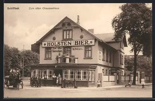 AK Hamburg-Billstedt, Restaurant zum alten Chausseehaus, Bes. W. Peters