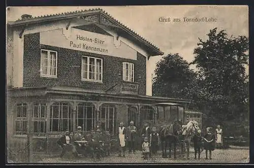 AK Tonndorf-Lohe, Gasthaus von Paul Kennemann, Hamburgerstrasse 165