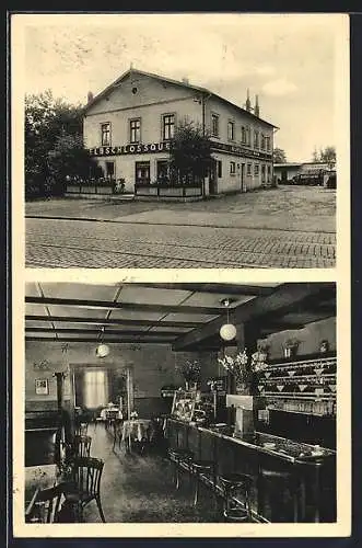 AK Hamburg-Eidelstedt, Gasthaus Elbschloss-Quelle, Inh. Franz Eckelmann, Kieler Strasse 725