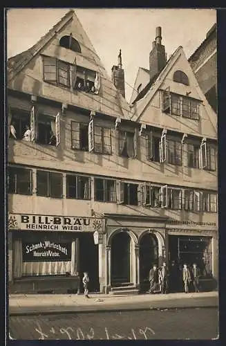 AK Hamburg-Neustadt, Gasthaus Heinrich Wiebe, Venusberg 3