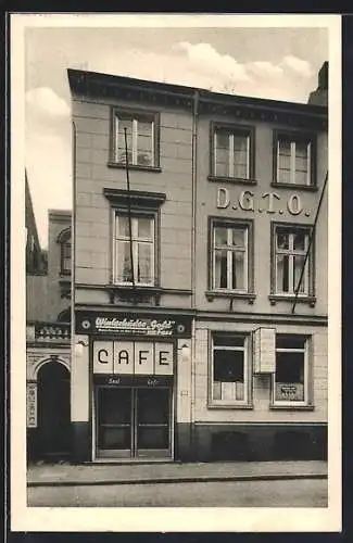 AK Hamburg-Altona, Das Café F. Konow, Allee 108