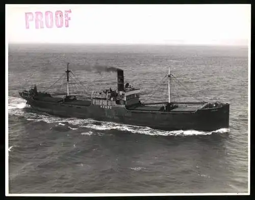 Fotografie Frachtschiff / Frachter Rondo vor der englischen Kanalküste, Grossformat 25 x 19cm