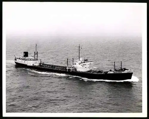 Fotografie Tankschiff / Tanker Scherpendrecht auf See, Grossformat 25 x 20cm