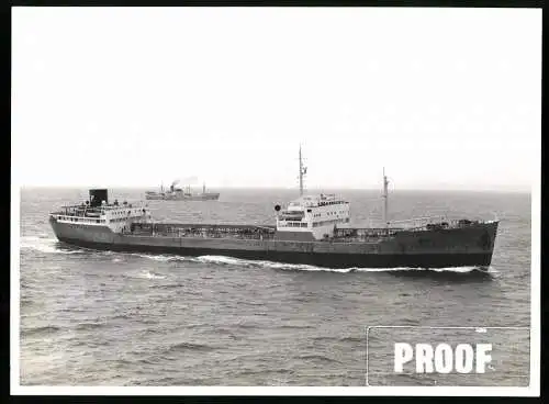 Fotografie Tankschiff / Tanker Permland in Fahrt, Grossformat 25 x 18cm