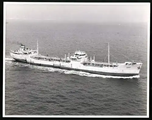 Fotografie Tankschiff / Tanker Adna auf hoher See, Grossformat 25 x 19cm