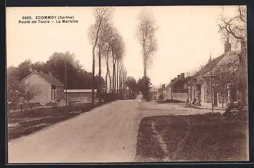 AK Ecommoy, Route de Tours, La Mariette