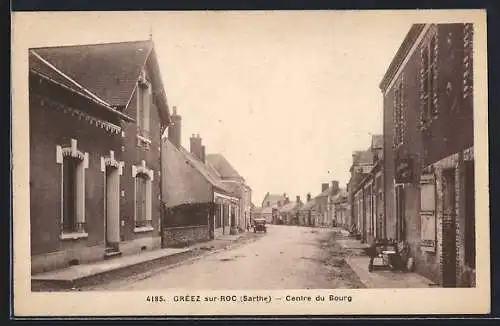 AK Gréez-sur-Roc, Centre du Bourg