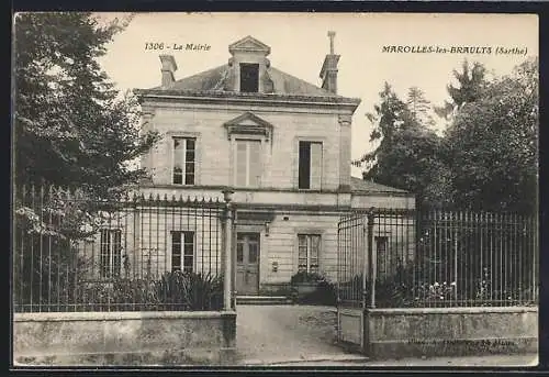 AK Marolles-les-Braults, La Mairie