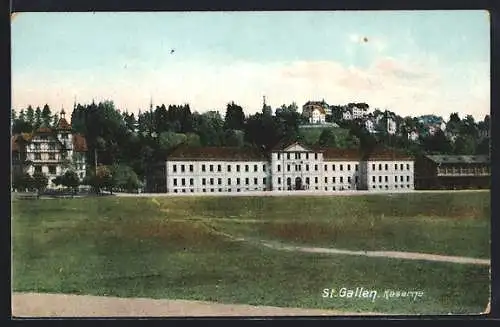 AK St. Gallen, Blick zur Kaserne