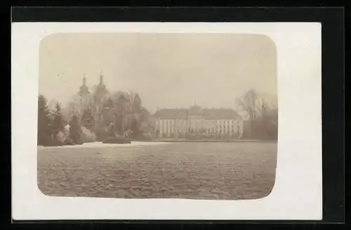 Foto-AK Donaueschingen, Blick auf das Schloss