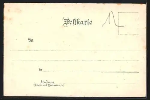 Lithographie Sigmaringen i. Donauthal, Ortsansicht mit Schloss und Beuron