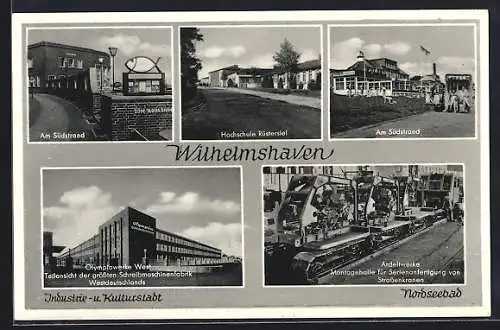 AK Wilhelmshaven, Olympiawerke West, Hochschule Rüstersiel, Ardeltwerke