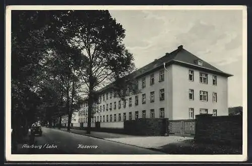 AK Marburg, Kaserne von der Strasse aus