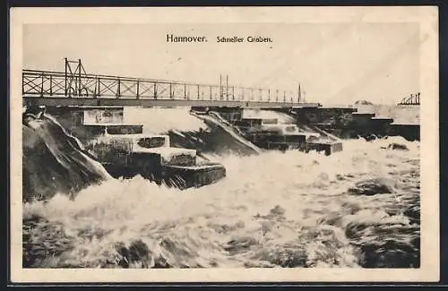 AK Hannover, Schneller Graben mit Brücke