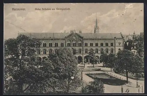 AK Hannover, Hohe Schulen am Georgsplatz