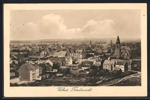 AK Velbert, Teilansicht der Stadt