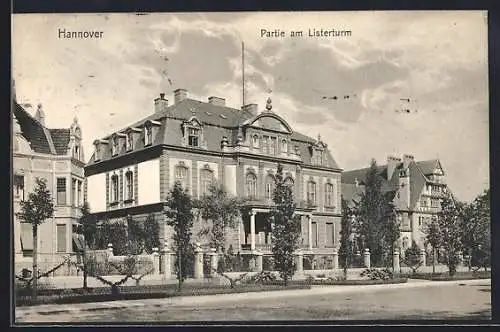 AK Hannover, Strassenpartie am Listerturm