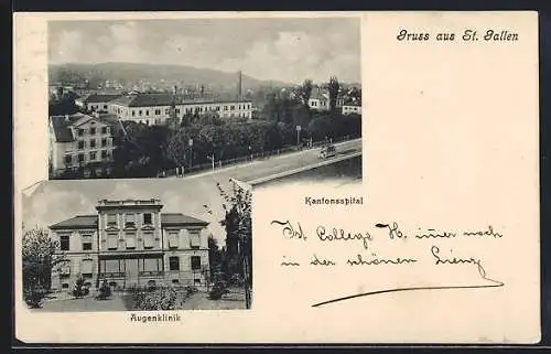 AK St. Gallen, Kantonspital und Augenklinik