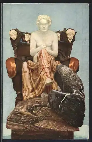 Künstler-AK Max Klinger: Beethoven, Plastik