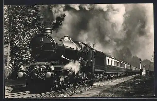 AK GWR No. 6027 King Richard I. hauling Cornish Riviera Limited near Reading West