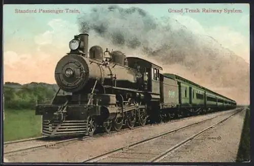 AK Standard Passenger Train, Grand Trunk Railway System, Engine No. 969