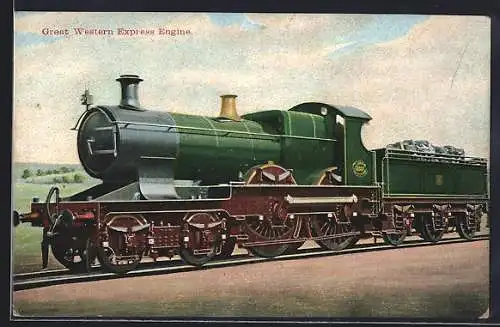 AK englische Eisenbahn, Great Western Railway, Express Engine Locomotive no. 3387