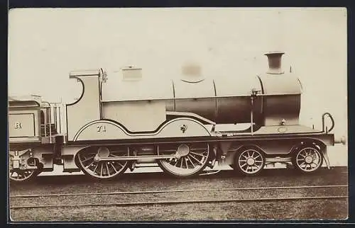 AK Somerset & Dorset Joint Railway 4-4-0 type express engine no. 71