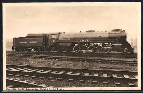 AK Canadian Pacific locomotive no. 5928, Selkirk 2-10-4 type