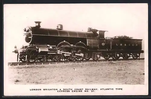 AK London Brighton & South Coast Railway, Atlantic Type Express Engine no. 37