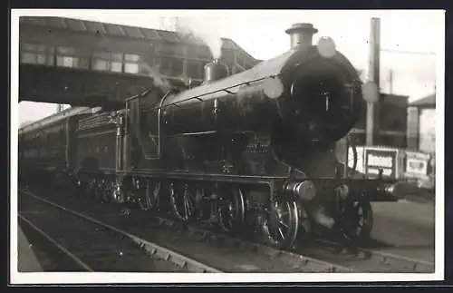 AK Bournemouth-Waterloo Express at Southampton, LSNR 4-4-0 type engine no. 468