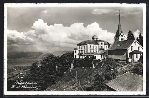 AK Walzenhausen, Hotel Rheinburg