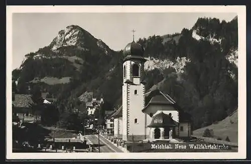 AK Melchtal, An der neuen Wallfahrtskirche