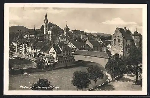 AK Baden, Blick auf das Landvogteischliss