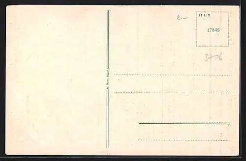 AK Basel, Strassburger-Denkmal mit Bundesbahnhof