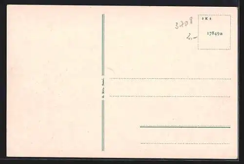 AK Basel, Springbrunnen am Bundesbahnhof