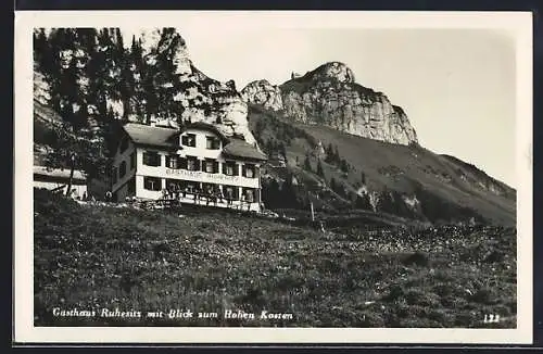 AK Hoher Kasten, Gasthaus Ruhesitz