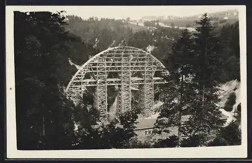 AK Hundwil, Alte und neue Hundwilertobelbrücke