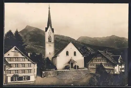 AK Nesslau, Kirchplatz