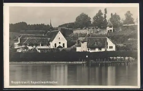 AK Rapperswil, Blick auf das Kapuzinerkloster