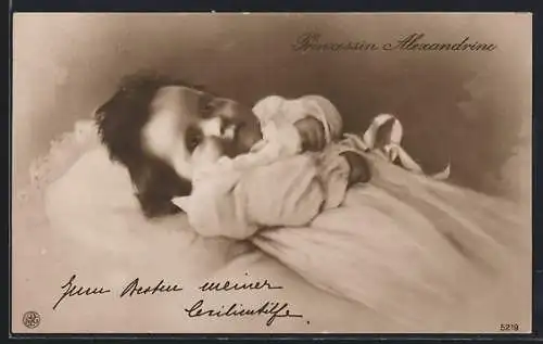 AK Das Töchterchen des Kronprinzen Wilhelm von Preussen, Prinzessin Alexandrine