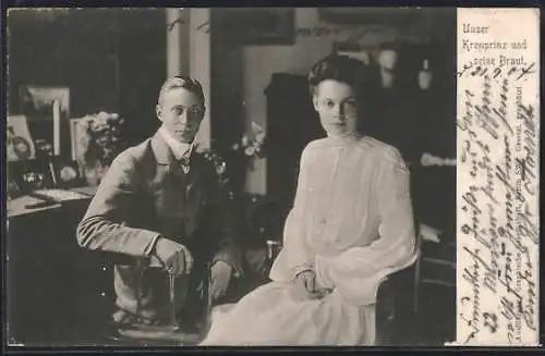 AK Kronprinz Wilhelm und Kronprinzessin Cecilie